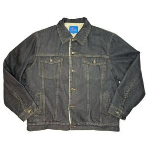 Jacub Men's Denim Jacket Lined Size XXL